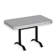 Table de Bistrot rectangulaire meuble miniature 1/12