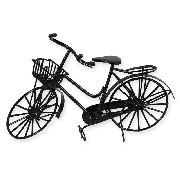 Vélo ancien metallique noir