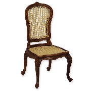 Chaise cannee Louis XV noyer