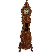 Horloge Louis XV noyer