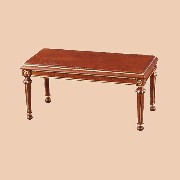 Table basse Louis XVI noyer-or