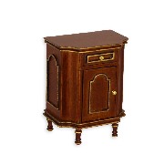 Table de nuit Louis XVI noyer-or