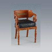 Chaise de direction Louis Ph noyer-cuir
