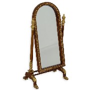 Miroir sur pied style Empire