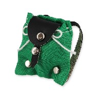 Sac à dos en tissu vert miniature 1/12