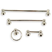 Set porte serviette argent (4 pc) miniature 1/12