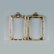 Cadre laiton bamboo miniature 1/12