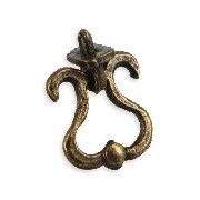 Poignee de tiroir antique pour maisons de poupées 1/12
