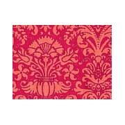Papier peint imprimé Médaillon rouge