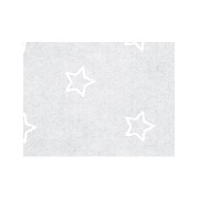 Véritable Papier peint gris étoile blanc pour maisons de poupées 1/12