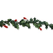 Guirlande de houx baies rouges 1.2m 1/12