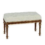 Banquette noyer-or creme