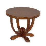 Table basse Art Deco noyer meuble de collection Trianon 1/12