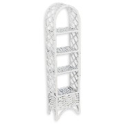 Etagere etroite metal blanc 1/12