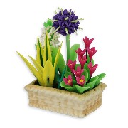 jardinière garnie miniature 1:12e