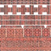 Finitions pour briques 34978 pour maisons de poupées 1/12