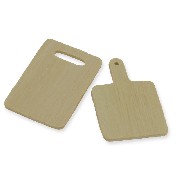 Planchette en bois 2 pcs