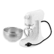 Robot mixer blanc miniature 1/12