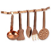 Set 5 ustensiles cuisine sur barre