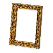 Cadre en résine doré 1/12