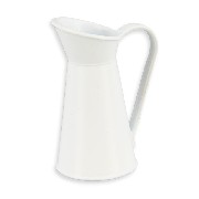 broc à eau en métal blanc miniature 1:12e