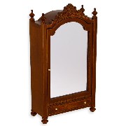 armoire louis philippe noyer miniature 1:12e trianon