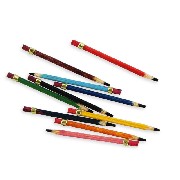 10 crayons de couleur miniature 1/12