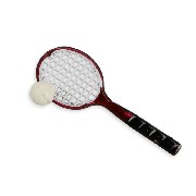 raquette de tennis avec balle miniature 1/12