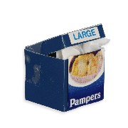 paquet de couches Pampers miniature 1/12
