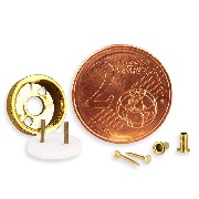 Adaptateur d applique rond pour maisons de poupées 1/12