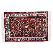 Tapis tissé persans traditionnel pour maisons de poupées 1/12