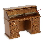 Bureau secrétaire fermeture coulissante -fonctionnelle mais manque 3 lames - meuble de collection Tr