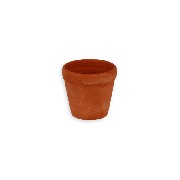 Petit pot de fleur en terre cuite Provence 1/12