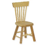 chaise cuisine chene clair miniature 1:12 meuble miniature 1/12