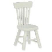 chaise de cuisine blanche miniature 1:12