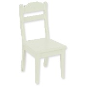 chaise de cuisine blanche miniature 1:12