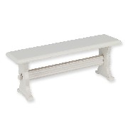 Banc simple blanc