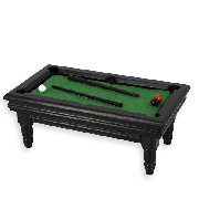 Billard noir meuble miniature 1/12