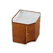 Element cuisine angle merisier meuble miniature 1/12