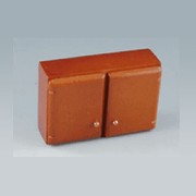 Element cuisine suspendu merisier meuble miniature 1/12