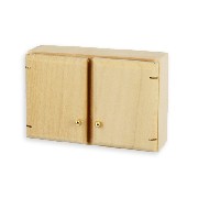 Element cuisine suspendu non verni meuble miniature 1/12
