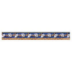 Frise pour papier peint, Mur