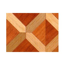 Imitation parquet grands carres PVC