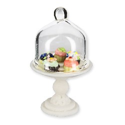plateau avec 5 Cup cake, Miniatures