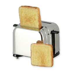 Toaster avec toasts