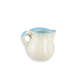 Pot à lait bleu miniature 1/12