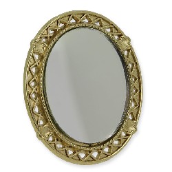 Miroir oval antique