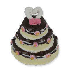 Gâteau de mariage chocolat, Miniatures
