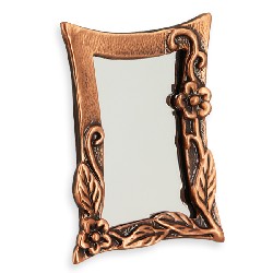 Miroir cuivre Art Déco miniature 1/12