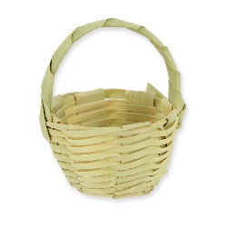 Lot De 3 Mini Paniers En Osier 1:12 - Pour Maison De Poupée, Diorama, Décoration Miniature - Environ 26x22 Mm - En Résine Tressée